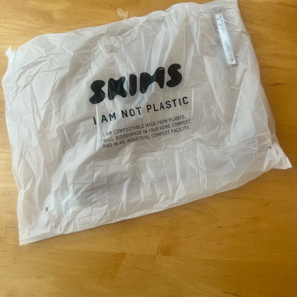 New w/ tags SKIMS long slip dress with lace detail. Ordered 2 by accident - Picture 3 of 4